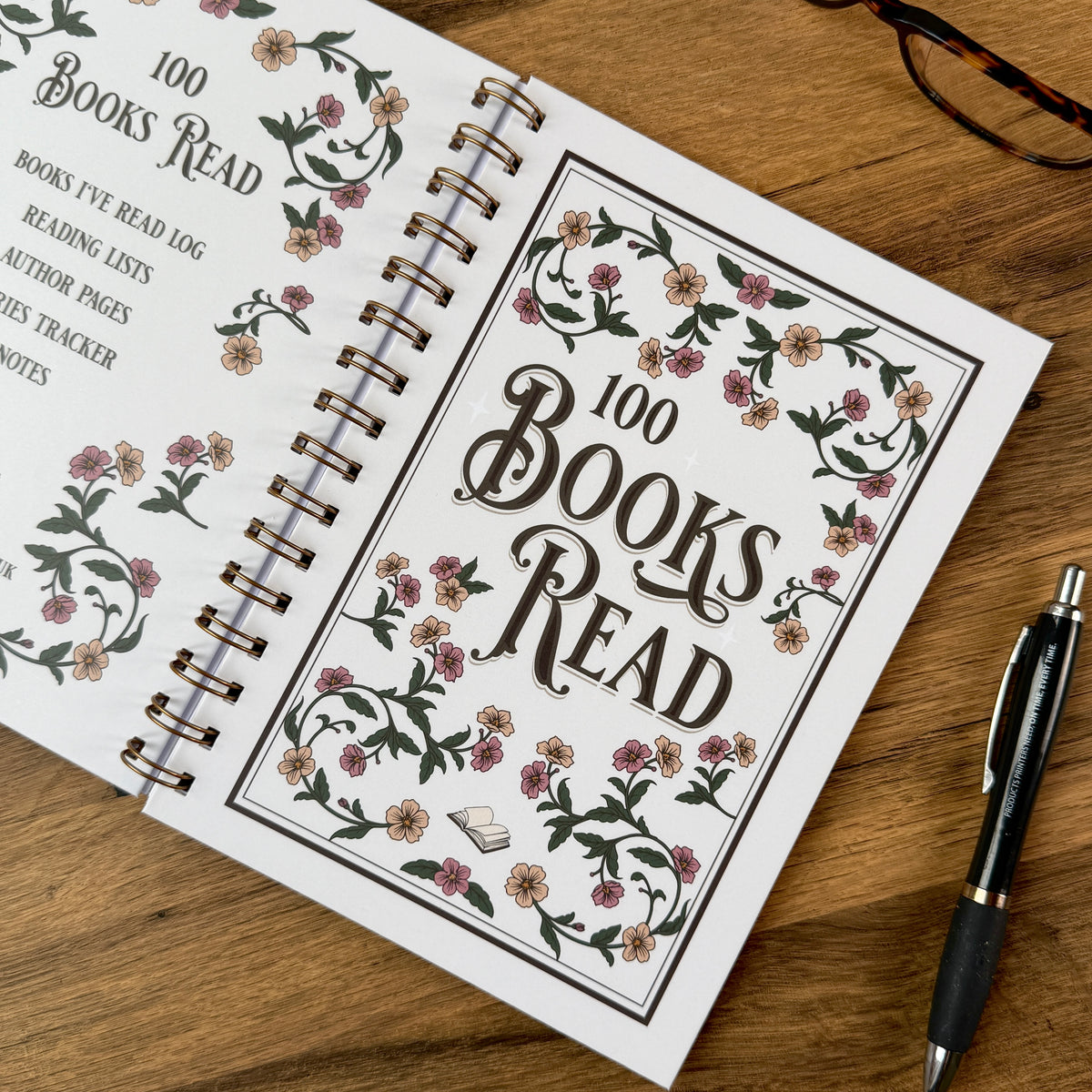 100 Books Read Reading Journal - Hardcover