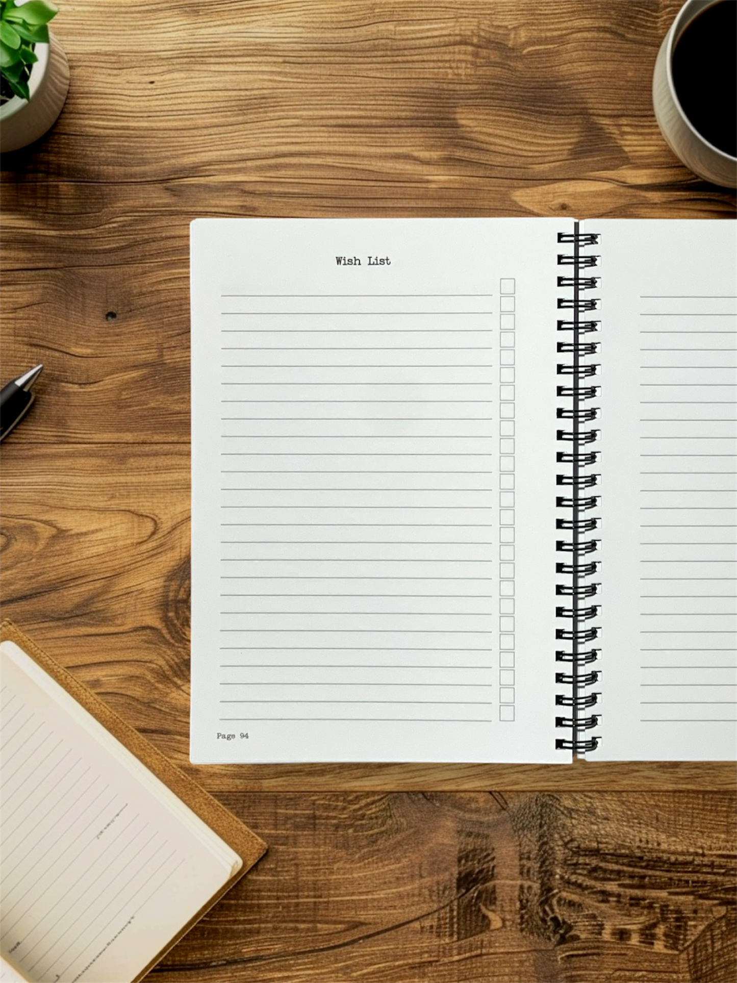 A5 Skull Reading Journal - Wirobound for book reviews and reading tracker