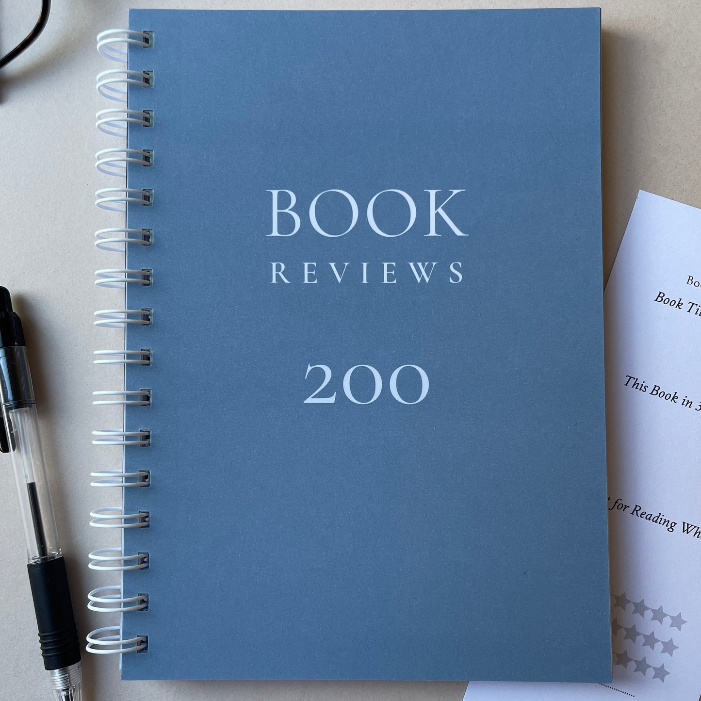 Book Reviews Journal (200 Books)
