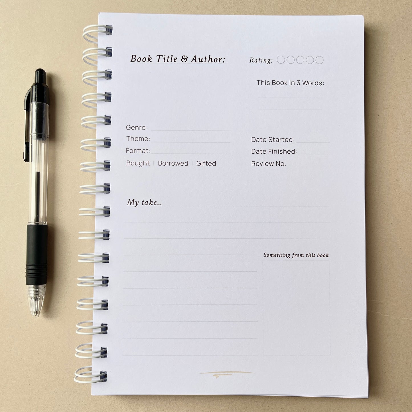 Book Reviews Journal (200 Books)