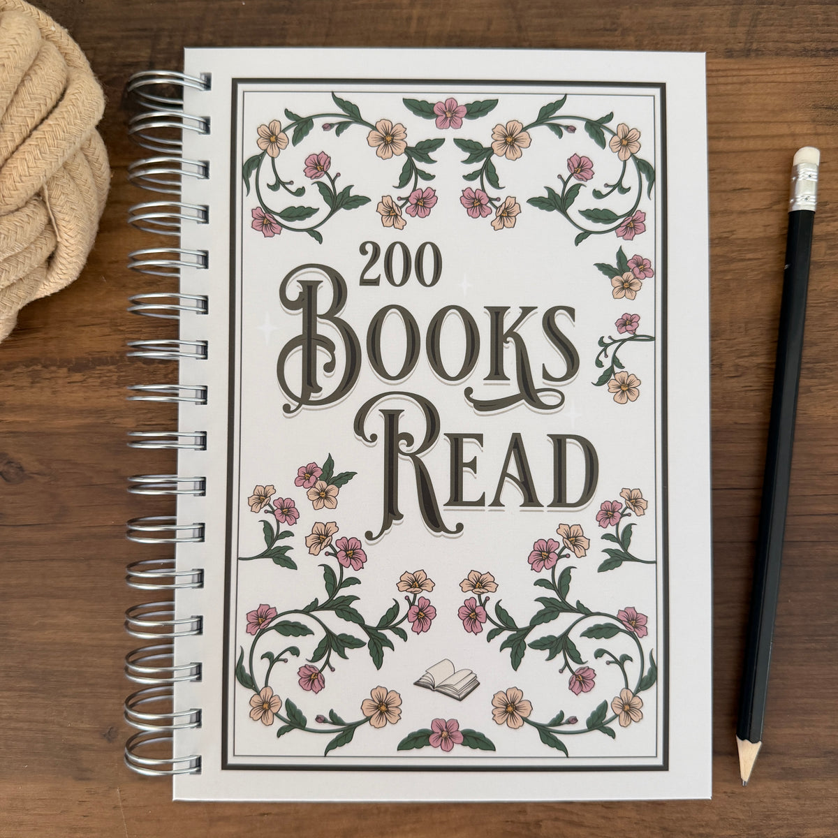200 Books Read Reading Journal - Hardcover