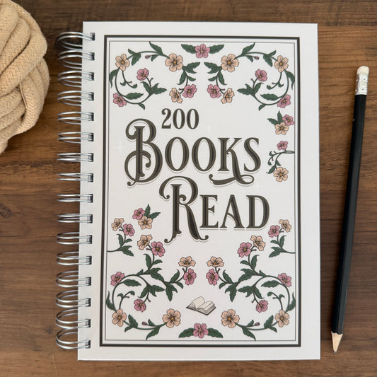 200 Books Read Reading Journal - Hardcover