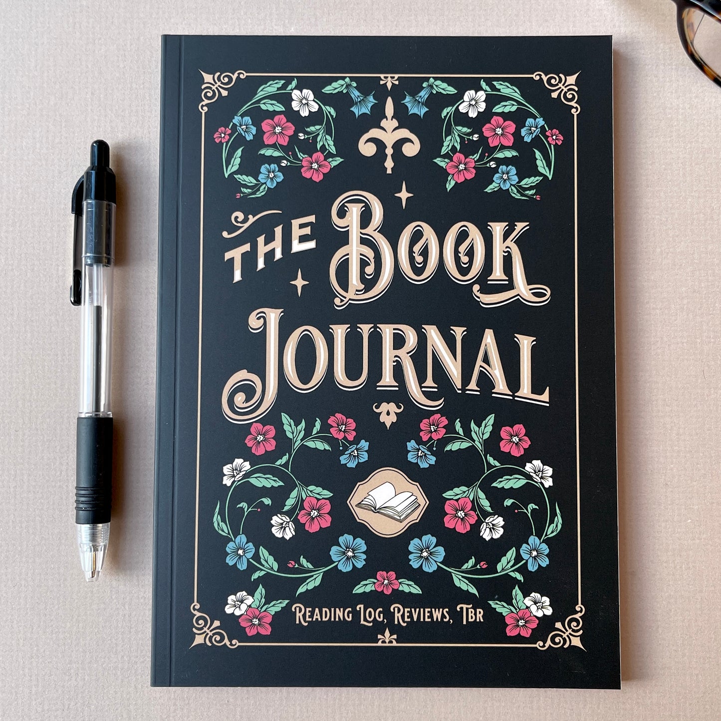 The Book Journal - 80 Page Reading Journal with Book Log, Reviews & TBR