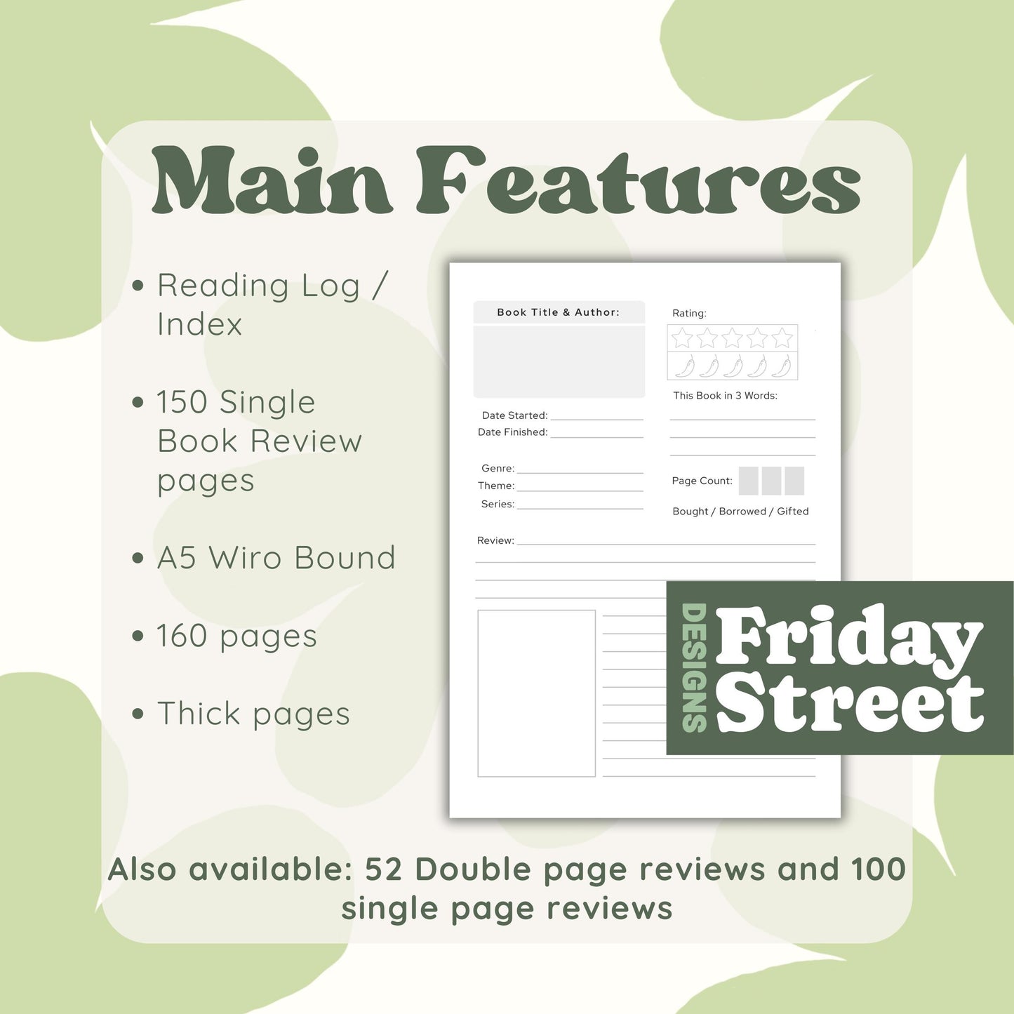 Book Review Journal - 150 Reviews