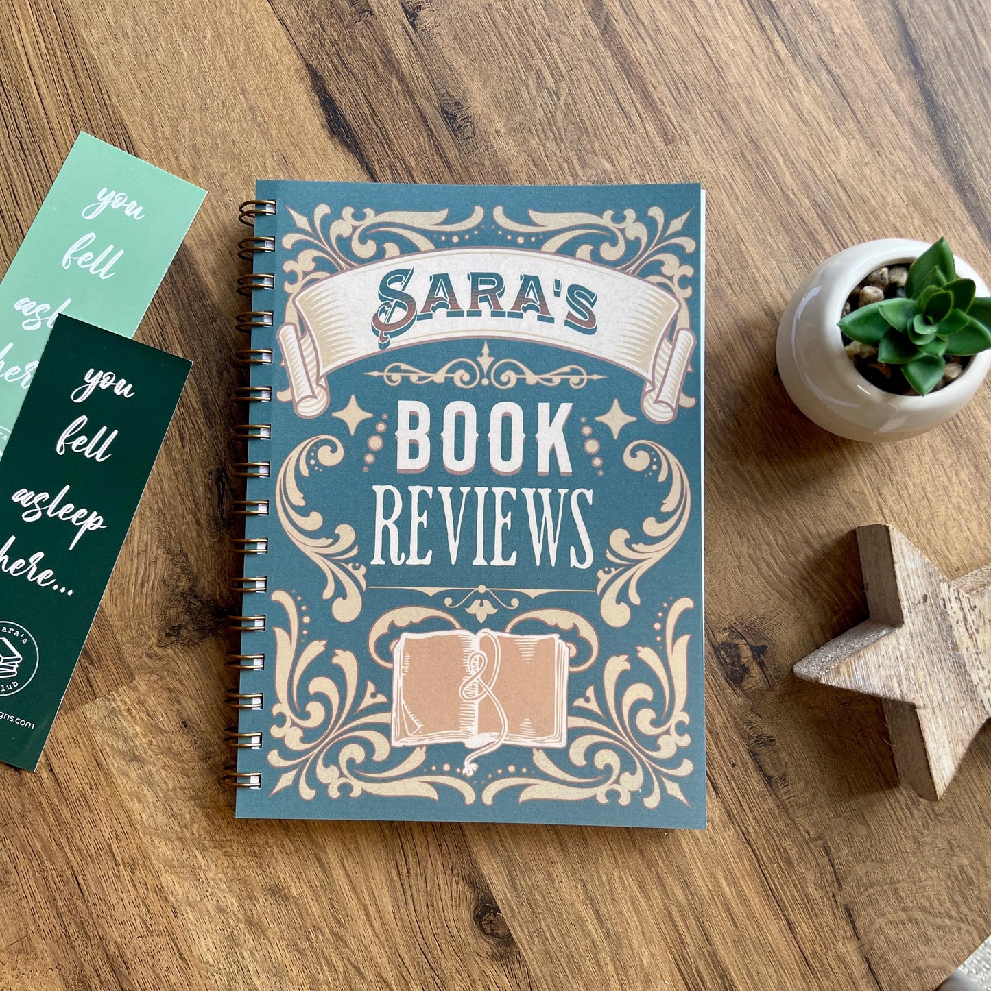 Personalised Book Review Journal - 150 Book Reviews