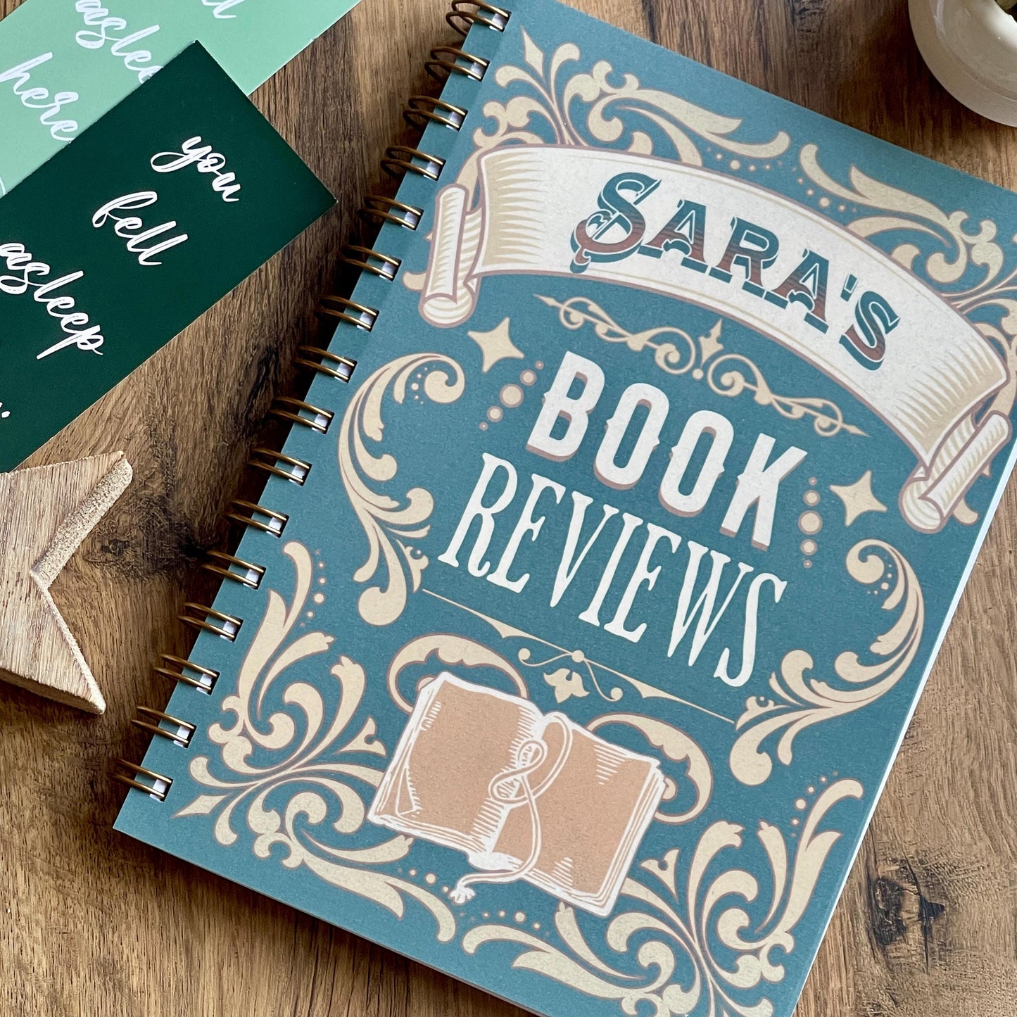 Personalised Book Review Journal - 150 Book Reviews