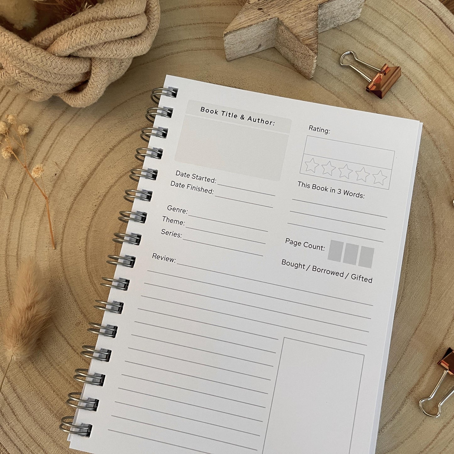 Reading Journal - 100 Book Reviews