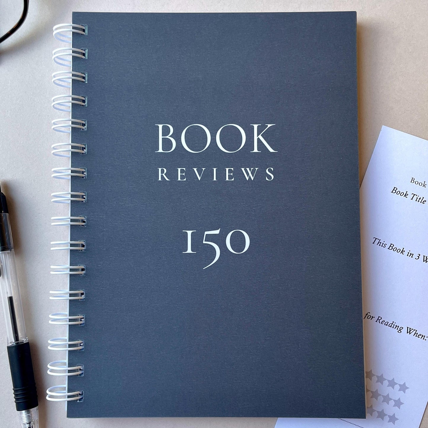 Book Review Journal - 50, 100 or 150 reviews
